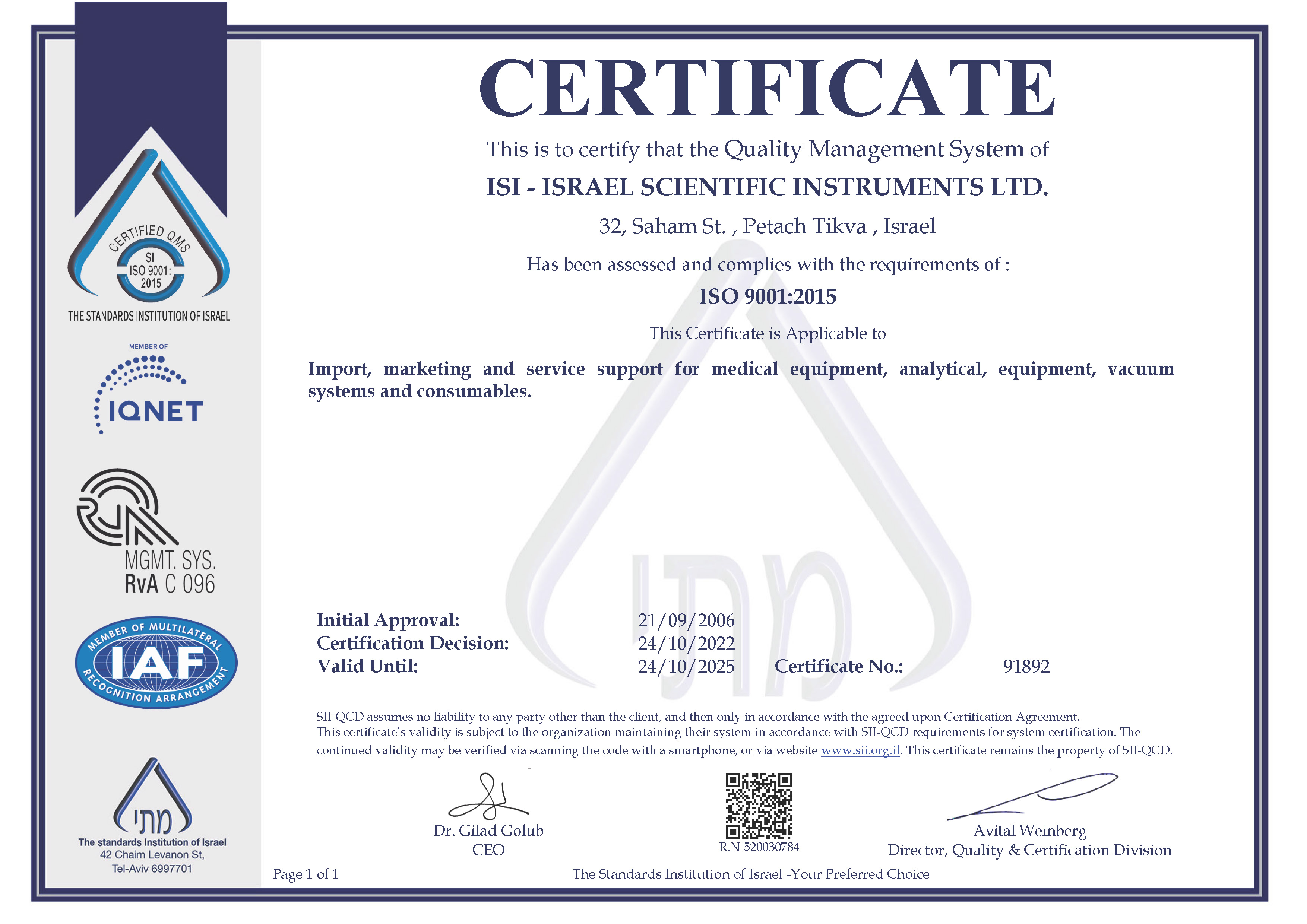 ISO 9001-2015 ENGLISH - valid until 10.2025